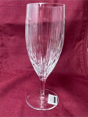 Reed and Barton Miller Rogaska crystal tea glass. Beautiful weighted Peace.